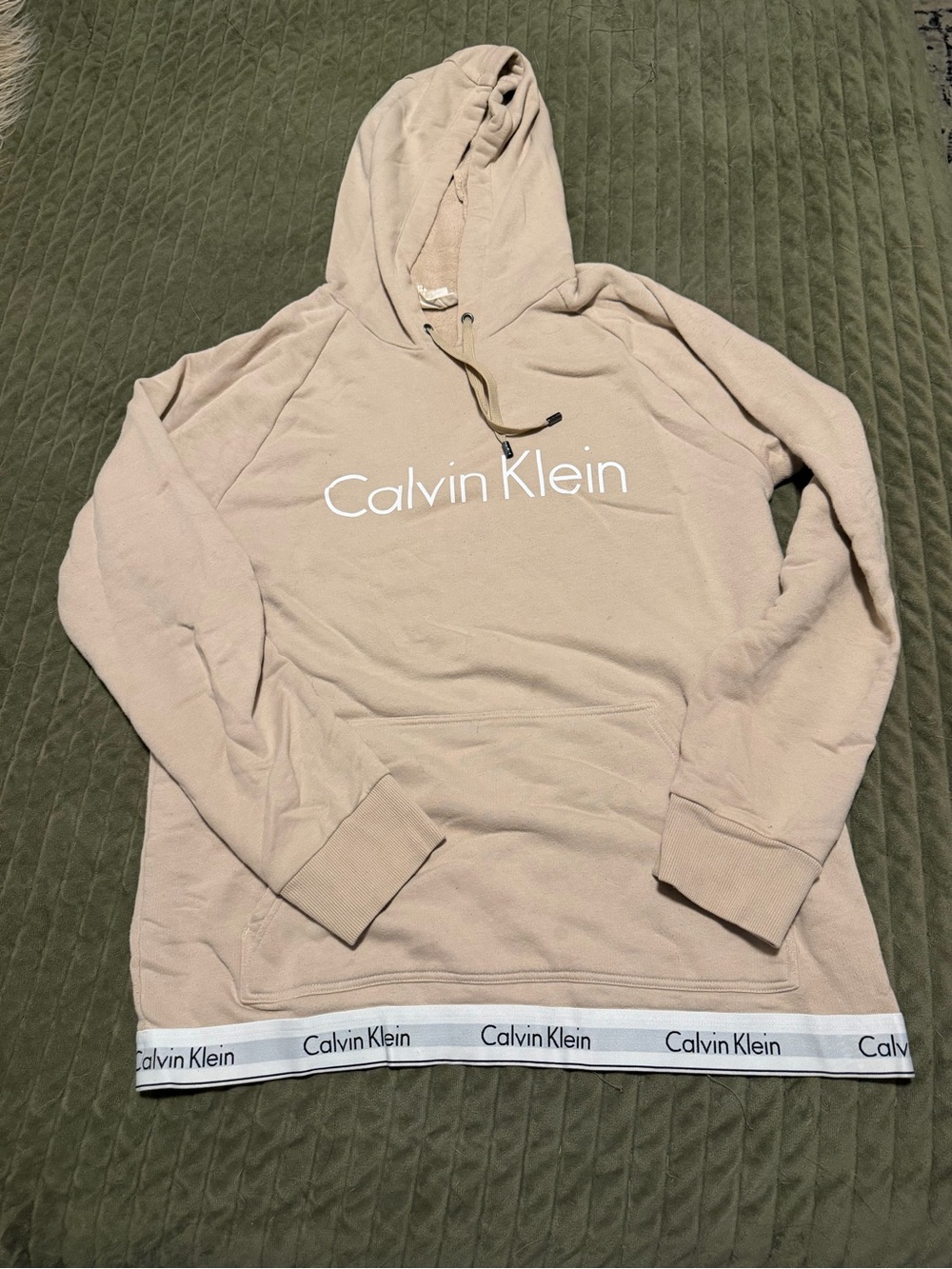 Calvin Klein Men's Beige Hoodie